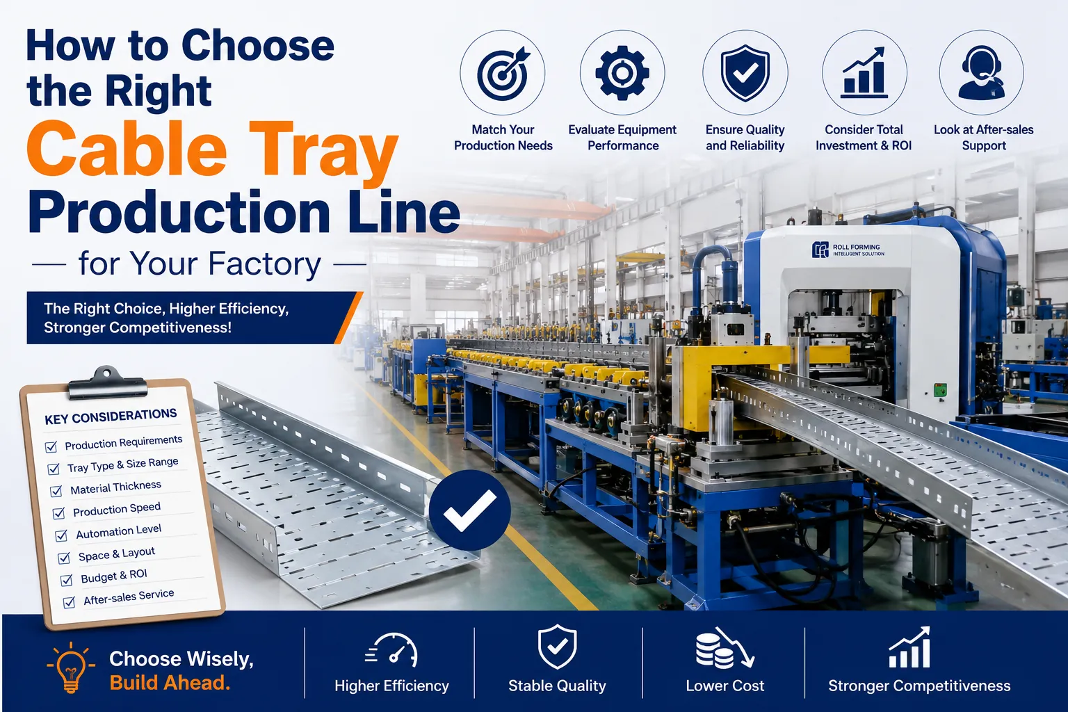 How to Choose the Right Cable Tray Production Line for Your Factory