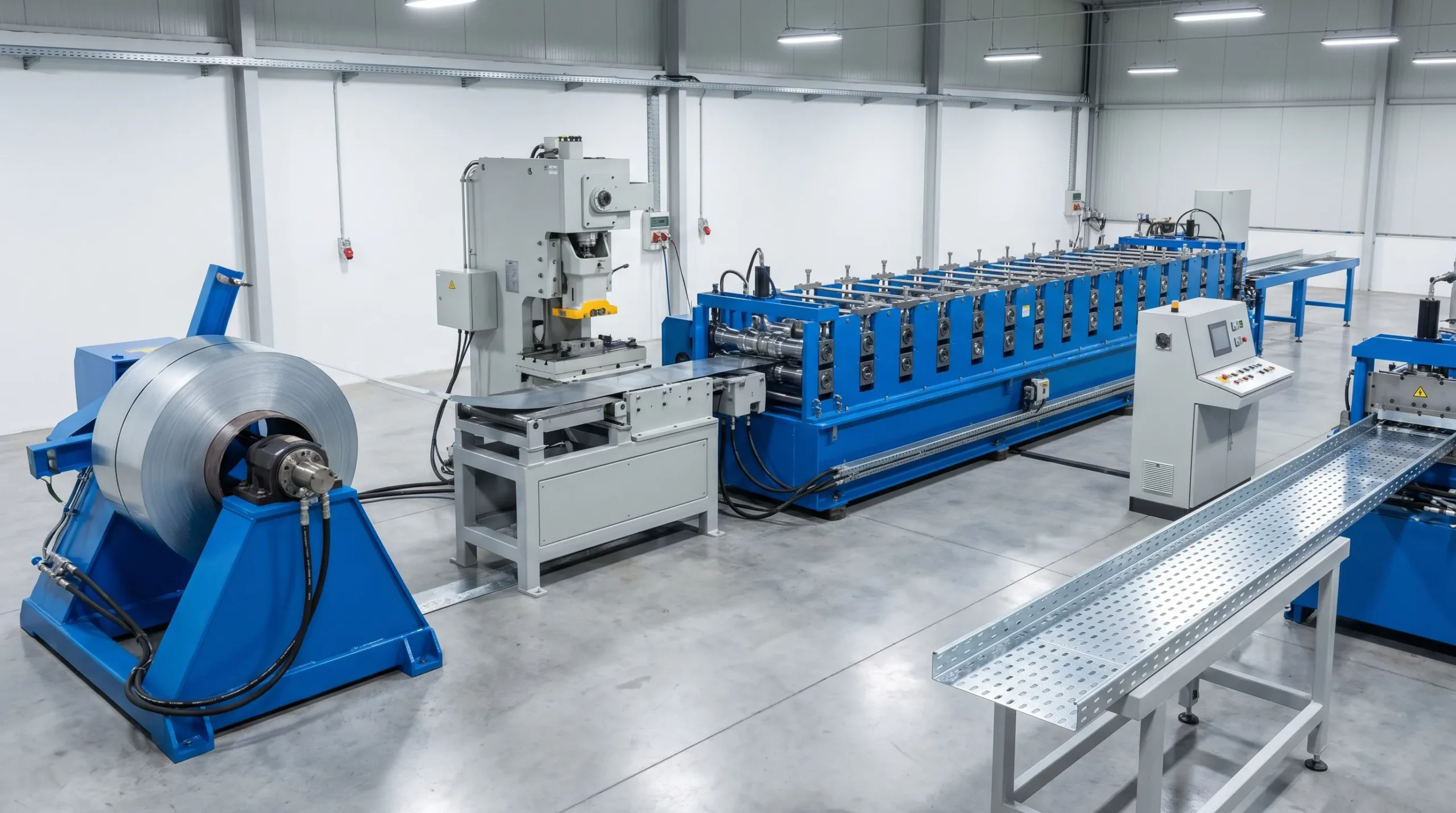 Main Components of a Cable Tray Production Line Explained