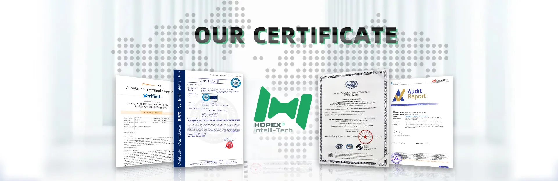 OUR CERTIFICATE